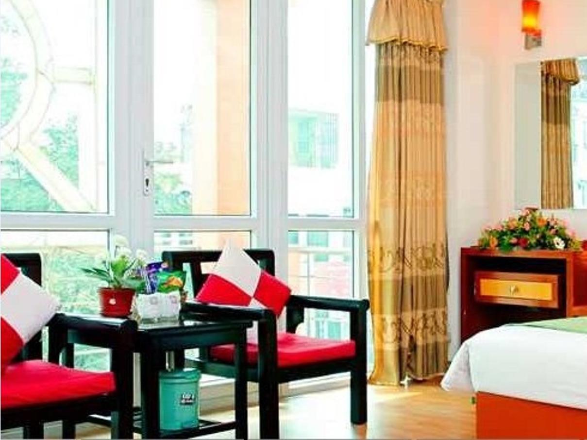 Van Mieu Hotel Hanoj Exteriér fotografie