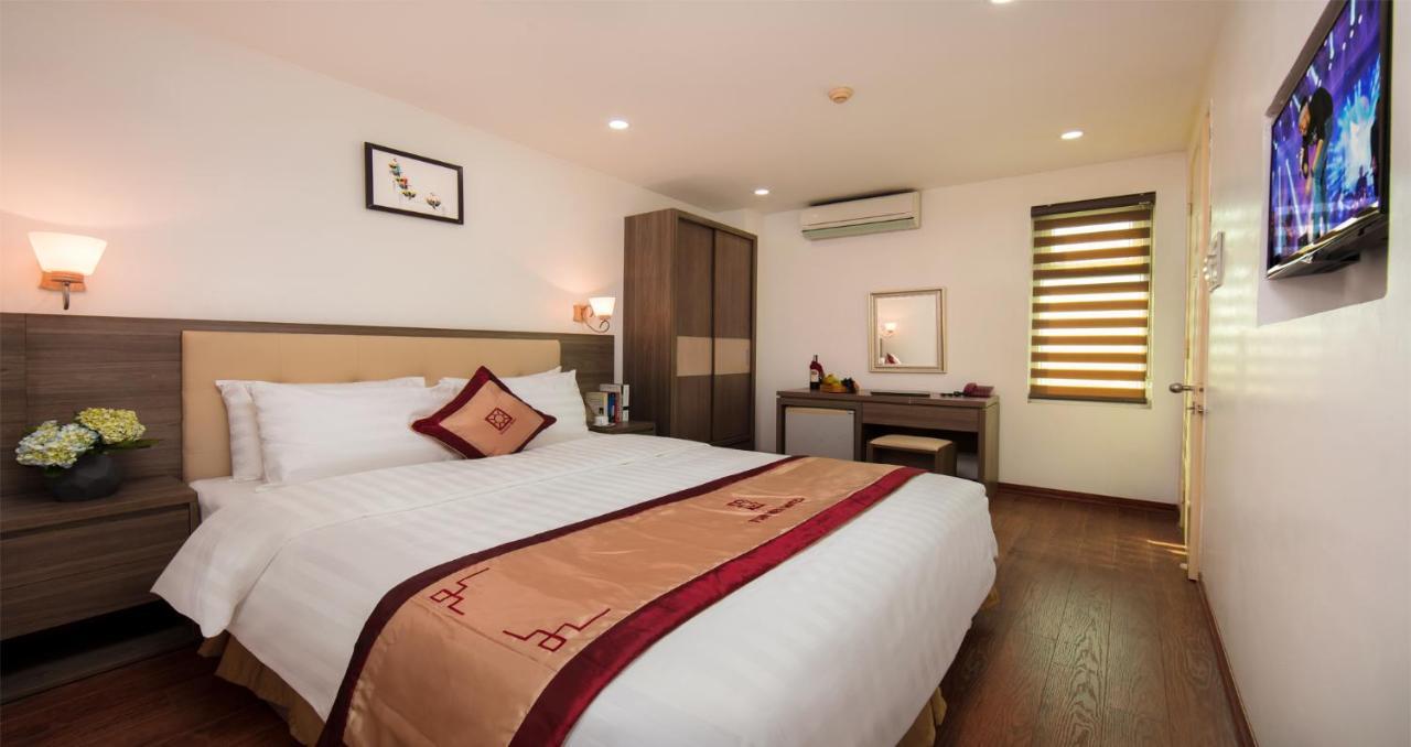 Van Mieu Hotel Hanoj Exteriér fotografie