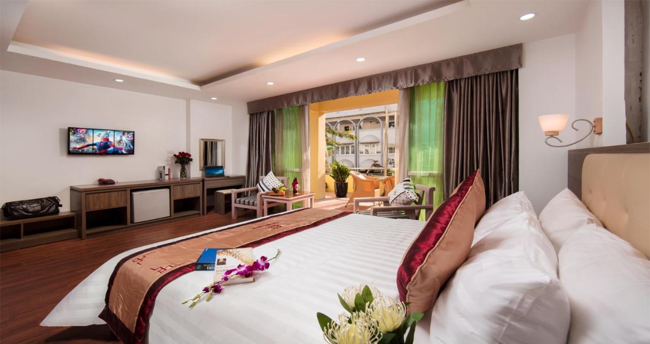 Van Mieu Hotel Hanoj Exteriér fotografie