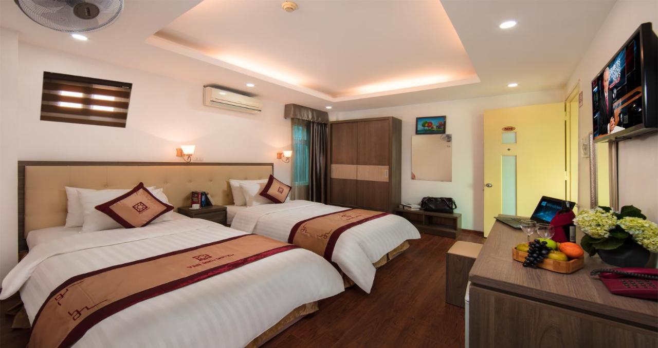 Van Mieu Hotel Hanoj Exteriér fotografie